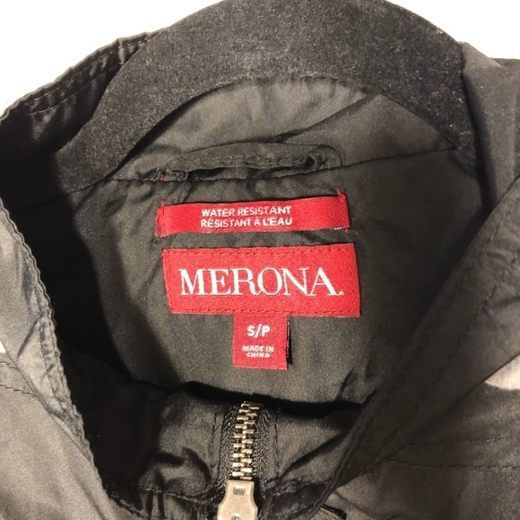 Black Utility Water-Resistant Rain Jacket - Small - Picture 10 of 10